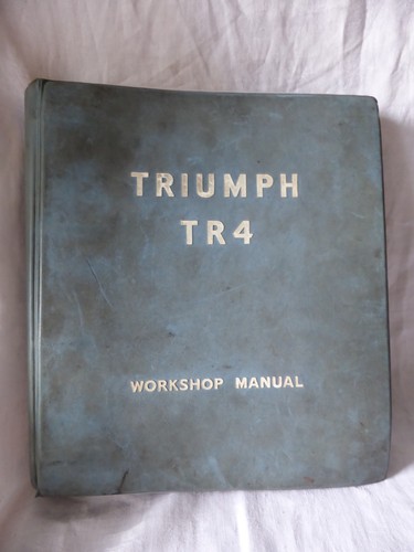 Triumph tr4 workshop manual - triumph,