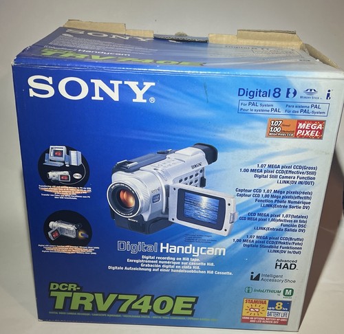 Sony handycam dcr trv740e - sony, dcr-trv740e