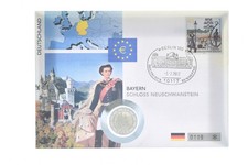 Numisbrief 2 Euro Gedenkmünze Deutschland 2012 - Schloss Neuschwanstein Bayern