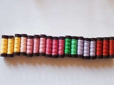 18 Rollen MEZ Nähgarn in