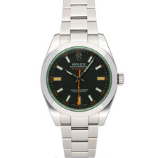 ROLEX Milgauss grünes Glas