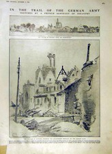 Original alter antiker Druck