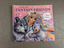 Top Model Create your Fantasy Friend Iceworld Eiswelt Malbuch  - Depesche 12072