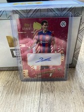 Topps Gold 2023/24 Robert Lewandowski 7/10 Autogramm