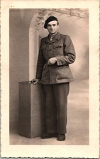 RPPC WWII Era French Soldier