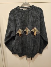 Vintage Pullover mit 3 Golfer