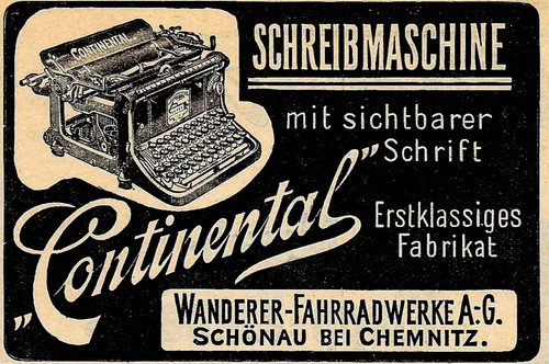 Anzeige werbung reklame - werbung, 1907