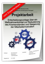 Betriebswirt BW Projektarbeit