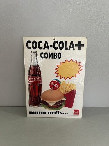 Coca cola combo werbeschild - cola,