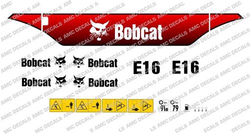 Bobcat e16 mini bagger - bobcat,