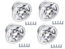 4 x Kenda Alufelge 6.00 J x 10 Zoll 5-Loch ET -4 Felge PKW Anhänger 6 J Felge