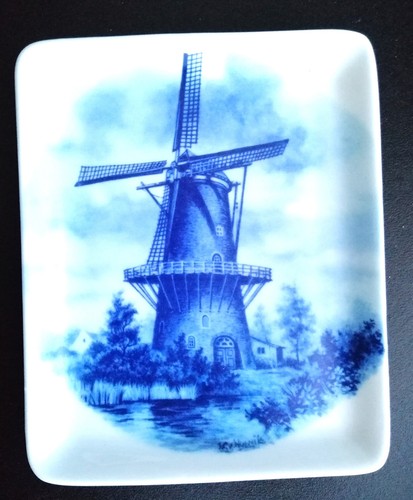 Teller mit windmühle - mit,