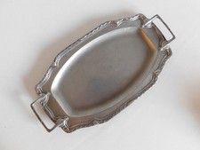 KAYSERZINN Tablett Zinn Nr. 4909  27,4 x 14,3 cm um 1905