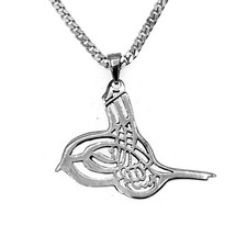 925 Sterling Silber Anhänger Osmanische Siegel Osmanli Tura Tugrasi  153