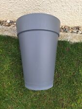 Elho Loft urban Blumen-/Pflanzkübel mit Wasserreservoir rund Ø35 anthrazit