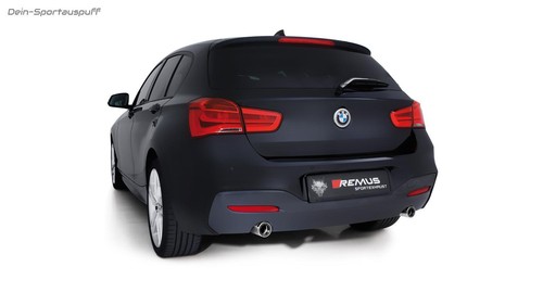 Remus sportauspuff mittig bmw - sportauspuff,