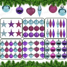 Bunte Weihnachtskugeln zum