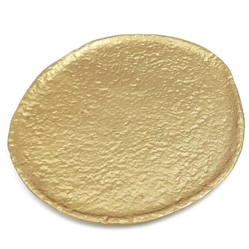 Dekoteller aluguss gold - dekoteller,