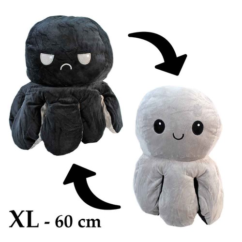 Wende oktopus xxl grau schwarz - wende-oktopus,