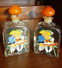 2 Apothekerflaschen Schnapsflaschen Likörflaschen aus Glas je 0,5 l Vintage