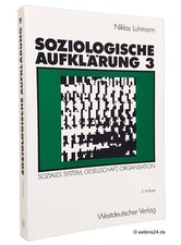 Niklas Luhmann: Soziologische Aufklärung 3 | Westdeutscher Verlag