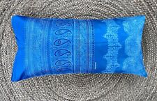 BASSETTI Kissenhülle 40x80 BRUNELLESCHI V2 Türkis Bettwäsche SATIN KISSEN Deko