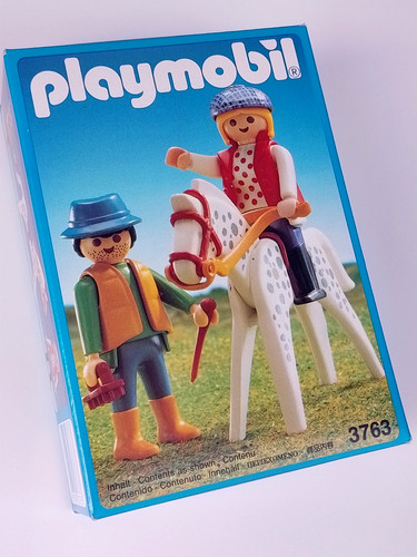 Vintage playmobil 3763 - 3763, reiter