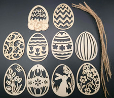 Holz Ostereier Set, zum