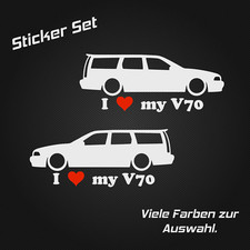 I LOVE MY V70 Silhouette
