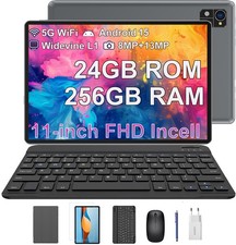 Blackcase BESTTAB M10 Tablet mit Keyboard 24GB+256GB 11 Zoll Android 15 5G WiFi