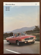 Original Mercedes-Benz Broschüre – 280 SL/ 380 SL/ 500 SL – 02/1981 –Selten