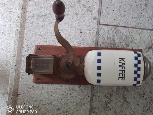 Antike handkaffeemühle wand - antike,