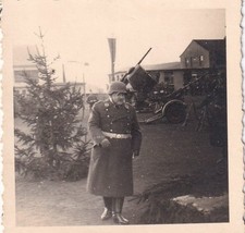 Foto - Luftwaffe Major mit Stahlhelm - Iserlohn