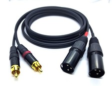 Audiokabel 2 x RCA Neutrik auf