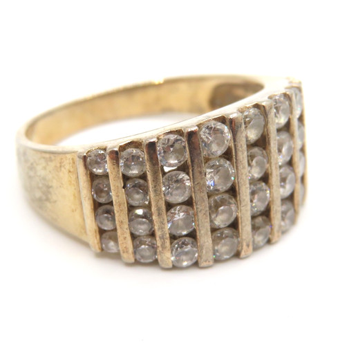 Diamonique ring aus 925 - ring,
