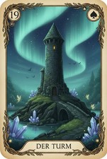 Mystisches Lenormand-Set211– Karten + handgefertigte Holzbox