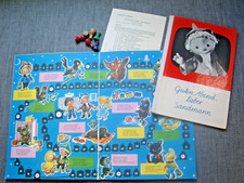 Original DDR Sandmann Tisch-Spiel+Spielsteine+Kinder-Buch Abendgruß Würfelspiel
