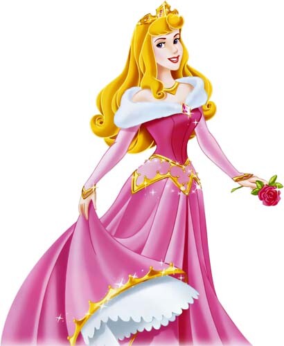 Prinzessin aurora wandbild - prinzessin,