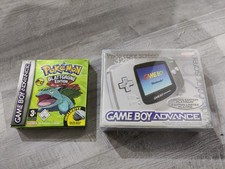 GameBoy Advance Silber in OVP und Schutzhülle inkl. Pokemon Blattgrün in OVP!
