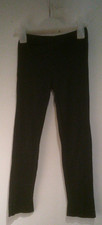 Schwarze Leggings/Unterhose  mit elastischem Bund und Beinbündchen Gr. 122/128