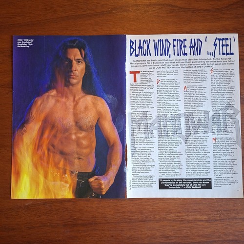 Manowar joey demaio vintage - joey,