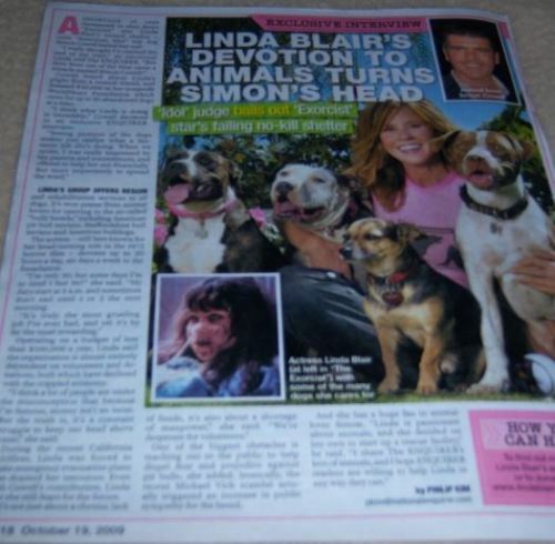 Linda blair clippings berichte - linda,