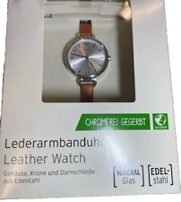 Damen Lederarmbanduhr