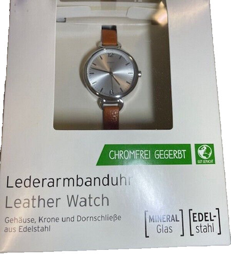 Damen lederarmbanduhr - damen,