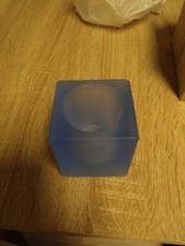 5x Glaswürfel Teelichthalter