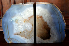 Buchstützen Achat 2 Teile