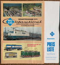 ROCO Modellbahn-Katalog 1976 mit Preisliste