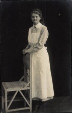 Foto Ak Krankenschwester in