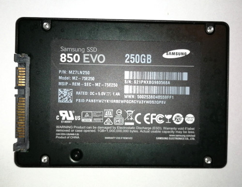 Samsung 850 evo 250gb - evo,