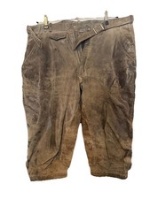 Lederhose aus hirschleder mit - aus,